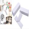 DIY Crafts 50mm X 16mm, White, 25 - Pack Upgrade Hook Loop Adhesive Tape Self - Adhesive Mounting Sticky Double - Sided Mounting Fasten Tape Interlocking Tape for Fabric (50mm X 16mm, White) view 3