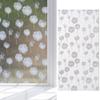 KREEPO Privacy Window Film Flower Frosting Film Window Sticker Frosted Vinyl Sheets for Front Door/Bathroom/Sidelight/Small Windows, 24''x48'' view 1