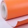 CVANU Self Adhesive Orange Carbon Wallpaper Waterproof Old Furniture Vinyl Stickers Wooden Door Wardrobe Wall Papers Cv22 24''x84''inch view 1