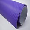 KREEPO Self Adhesive Purple Carbon Wallpaper Waterproof Old Furniture Vinyl Stickers Wooden Door Wardrobe Wall Papers Cv30 24''x75''inch view 2