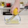 Baskety Lemon Zester & Cheese Grater 13 Inch Stainless Steel Zester with Protective Cover Ginger, Garlic, Fruits & Vegetables (Black) view 3