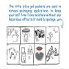 I DRY (TM) Silica Gel Dessicant Dehumidifier 1 Gram 100 Pouches view 2
