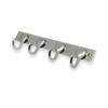 VOLO Premium 4 Pin Chrome/Glossy Cloth Hanger, Wall Door Hooks Rail for Hanging Clothes, Bathroom Towel Hook Set. (Pack of 2) view 4