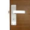 VOLO Security Mortise Lock Handle Set, Door Lock, Complete with Lock,8"/200mm, Silver Satin Finish, for Door Hardware view 1