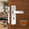 VOLO Security Mortise Lock Handle Set, Door Lock, Complete with Lock,8"/200mm, Silver Satin Finish, for Door Hardware view 3