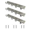 VOLO Premium 5 Pin Chrome/Glossy Cloth Hanger, Wall Door Hooks Rail for Hanging Clothes, Bathroom Towel Hook Set. (Pack of 3) view 4
