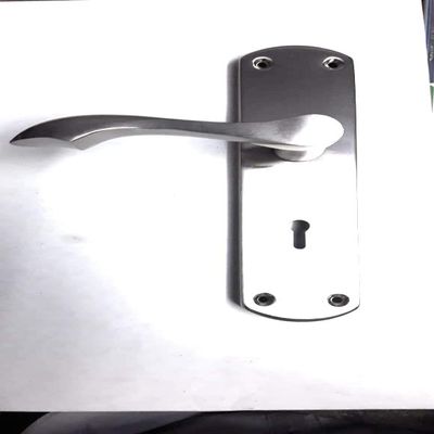 VOLO Silver Satin Finish Mortise Door Lock with 70mm Lock Body and Keys for Home and Offices (Silver Satin Finish)