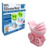 AQD IndoSilico Baby cart Mold, Silicone DIY Art Mould Multipurpose Wax, Clay, Resin, Sugar, Cement Craft Project view 1