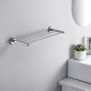 Plantex Stainless Steel Heavy and Sturdy Dual Towel Rod for Bathroom/Towel Hanger/Towel Holder/Bathroom Accessories (24-inch) Chrome Finish view 2