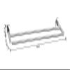 Plantex Stainless Steel Heavy and Sturdy Dual Towel Rod for Bathroom/Towel Hanger/Towel Holder/Bathroom Accessories (24-inch) Chrome Finish view 3