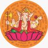Paper Plane Design Lord Ganesha Ganpati ji 50 cm x 50 cm Wall Sticker Colourful for Diwali view 3