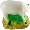 RIPE INDIA Fengshui Wish Fulfilling Cow with Calf On Lucky Coins White Color Feng Shui Wealth Cow Showpiece view 2