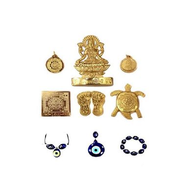 Eshopee Shubh Dhan Laxmi Yantra with Nazar Suraksha Kawach