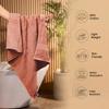 Sassoon Kama 100% Cotton Medium Bath Towel in 450 GSM- Rust view 4