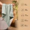 Sassoon Kama 100% Cotton XL Bath Towel in 450 GSM - Sage Green view 3