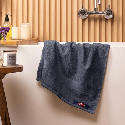 Sassoon Kama 100% Cotton Medium Bath Towel in 450 GSM- Denim