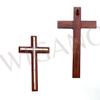 WIGANO Rosewood Jesus Christ Cross Crucifix Catholic Wall Mounted Hanging (Natural, Full - 9" x 5") view 4