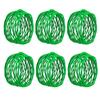 SKAVIJ Handmade Twisted Wire Mesh Napkin Rings Holders Decor Dinner Party Wedding Thanksgiving Christmas Gathering (Green 6pcs) view 4