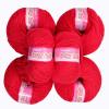 Vardhman Yarn Baby Soft Wool for Hand Knitting Fingering Crochet Hook 200gms Light red Shade no.63 view 2
