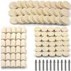 DIY Crafts Pack Of 40 Pcs, Felt Wool Pad With Mandrel, Wool Felt Polishing Pad & Polishing (Pack Of 40 Pcs, Felt Wool Pad With Mandrel) view 1