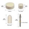 DIY Crafts Pack Of 40 Pcs, Felt Wool Pad With Mandrel, Wool Felt Polishing Pad & Polishing (Pack Of 40 Pcs, Felt Wool Pad With Mandrel) view 3