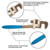 AGRICO TATA Stilson Type Pipe Wrench Ideal for Construction & Heavy-Duty Applications for Industrial & Professional Use, Alloy Steel Wrench GREY & BLUE (18Inch/ 380mm) view 3