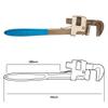AGRICO TATA Stilson Type Pipe Wrench Ideal for Construction & Heavy-Duty Applications for Industrial & Professional Use, Alloy Steel Wrench GREY & BLUE (18Inch/ 380mm) view 4