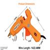 ApTechDeals Aptech Deals 60 W/100 W Glue Gun With 20 Glue Sticks Corded Electric view 3