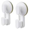 IKEA Synthetic Rubber, ABS Plastic Hook with Suction Cup, White (2 Pieces) view 1