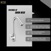 10x Swan Neck ST-9089Table Mounted Full 360 Degree Swivel Quarter Turn Brass Cartridge (Chrome Finish) view 3