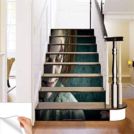 Gadgets Wrap Printed Coming Out Steps Sticker Removable Stair Sticker Floor Wall Decor Decals Sticker
