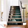 Gadgets Wrap Printed Coming Out Steps Sticker Removable Stair Sticker Floor Wall Decor Decals Sticker view 1
