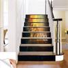 Gadgets wrap Printed Light The World Steps Sticker Removable Stair Sticker Floor Wall Decor Decals Sticker view 1
