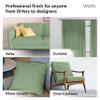 Encasa XO Mercerised Cotton Canvas Fabric, 100x150 cm Wide | Sold by The Metre, Cut to Length | Fabric for Cushions, Sofa Covers, Light Upholstery, Embroidery, Dress Material, Mint Green view 4