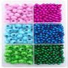 eshoppee 200 gm DIY Plastic Beads Art and Crafts Materials for Key Chain, Jewellery Making (8-10 Mm) view 1
