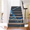 Gadgets Wrap Printed Patterns Blue Grey Steps Sticker Removable Stair Sticker Floor Wall Decor Decals Sticker view 1