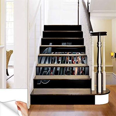Gadgets wrap Printed Marvel The Avengers Steps Sticker Removable Stair Sticker Floor Wall Decor Decals Sticker
