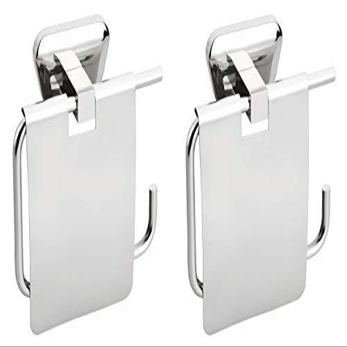 EASYHOME FURNISH Toilet Paper Holder for Bathroom Tissue Paper roll Holder Tissue Paper Hanger for Kitchen Bathroom Accessories (304 Stainless Steel,Chrome Finish,Anti-rust-342)