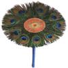 Rollyware Natural Peacock Feather More Pankh Fan Tails Original Full Length Laddu Gopal Handmade Morpankh Peacock Feather Dress, Pack of 2 view 1