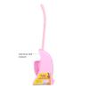 HIC Toilet Brush with Container Plastic Bathroom wc/Toilet/Pot Cleaning Bathroom Brush with Long Handle and Stand Holder (Multicolour) view 2