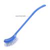 HIC Toilet Brush with Container Plastic Bathroom wc/Toilet/Pot Cleaning Bathroom Brush with Long Handle and Stand Holder (Multicolour) view 3