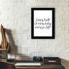TIED RIBBONS What if I fall? Oh, but my darling, what if you fly Printed Motivational Framed Poster for Wall (25.9 cm x 34.5 cm) view 2