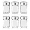 Treo By Milton Cube Storage Glass Jar, Set of 6, 310 ml Each, Transparent, BPA Free, Storage Jar, Kitchen Organizer, Modular, Multipurpose, Cookies Jar view 2