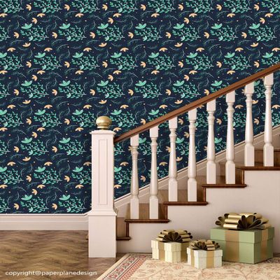 Paper Plane Design 3D Theme Self Adhesive Wallpaper (10 Square FEET(16 INCH X 90 INCH X 1 ROLL))