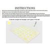 Satya Vipal Plastic Luminous Fluorescent Glowing Night Sky Wall Sticker Radium Glow Stars Starry Sky (4 cm x 4 cm x 1 cm,Green, Set of 100) view 4