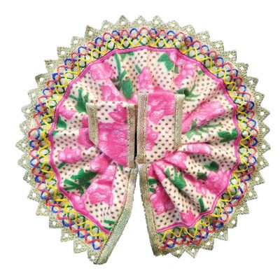 Puja Samagri Online Bal Gopal/Thakurji Winter Dress Small (Pink, 15 x 15 cm)