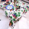 Miyanbazaz Textiles Cotton Square Floral Dining/Tea/Coffee Table Cover for Home (Multicolor, 60X60 Inch) view 1