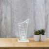 Paper Plane Design Valentines Day Gifts, Valentine Gift for Your Loved one, Crystal Mementos and Trophy for Couples Boyfriend Husband (Sweetheart) view 4