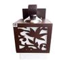 WHITERAY Wooden Leaf Designed Wall Light For bedroom, living room, Dark Brown (Wall - Pack of 1) view 2