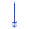 HIC Plastic Toilet Brush with Round Container, Standard, Multicolour view 2